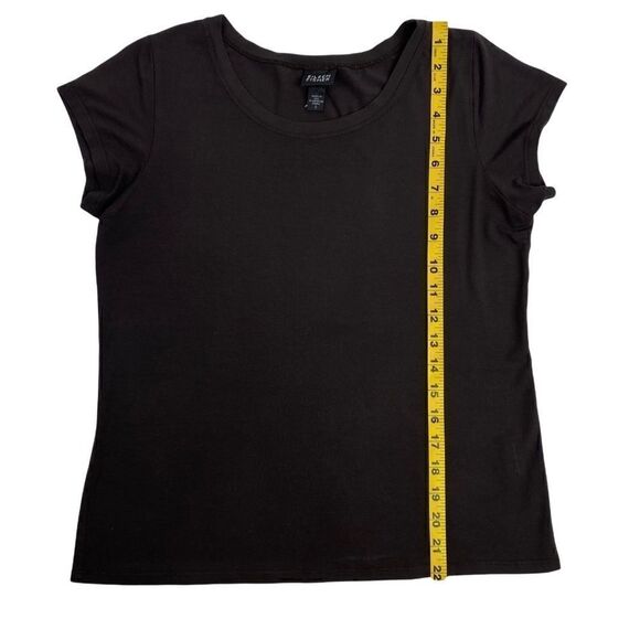 Eileen Fisher Rayon Brown Short Sleeve T-Shirt Blouse Womens Small Top - Picture 8 of 9